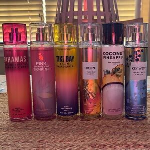 All 6 Bath & Body Works Body Sprays